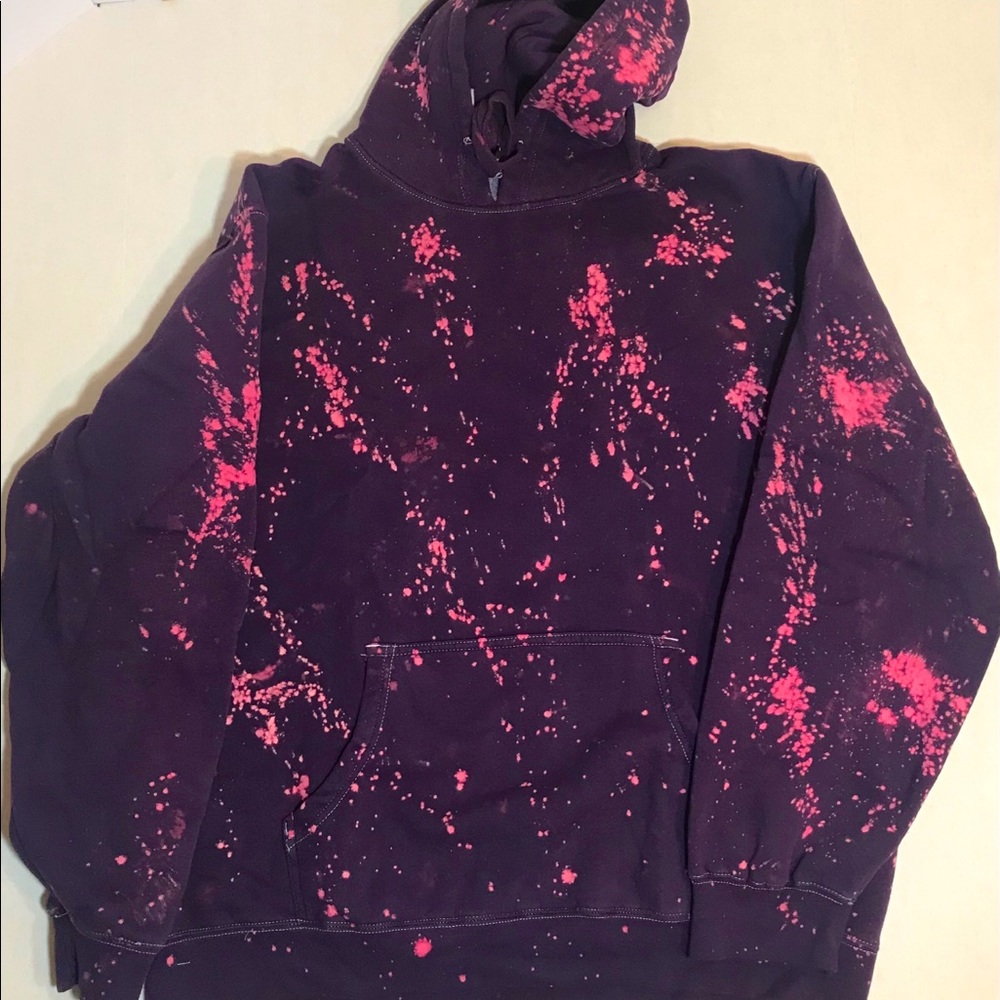 SALE! Urban Renewal Vtg Oversized Bleached Hoodie - Picture 1 of 10